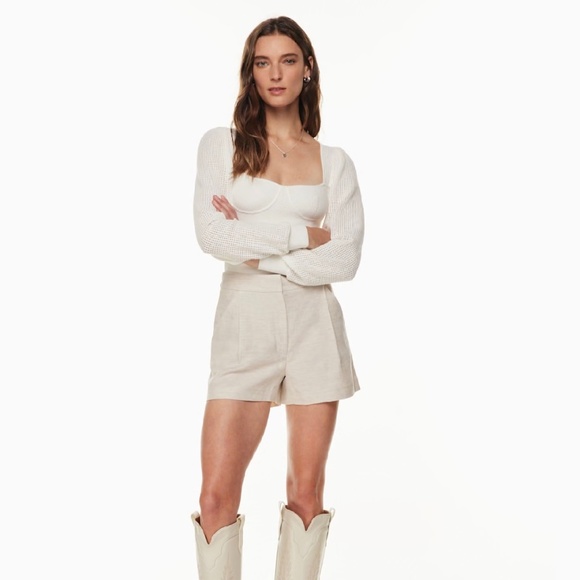 Wilfred Pants - Wilfred Fable Linen Mini Shorts - 2 for 1 (pink, black)